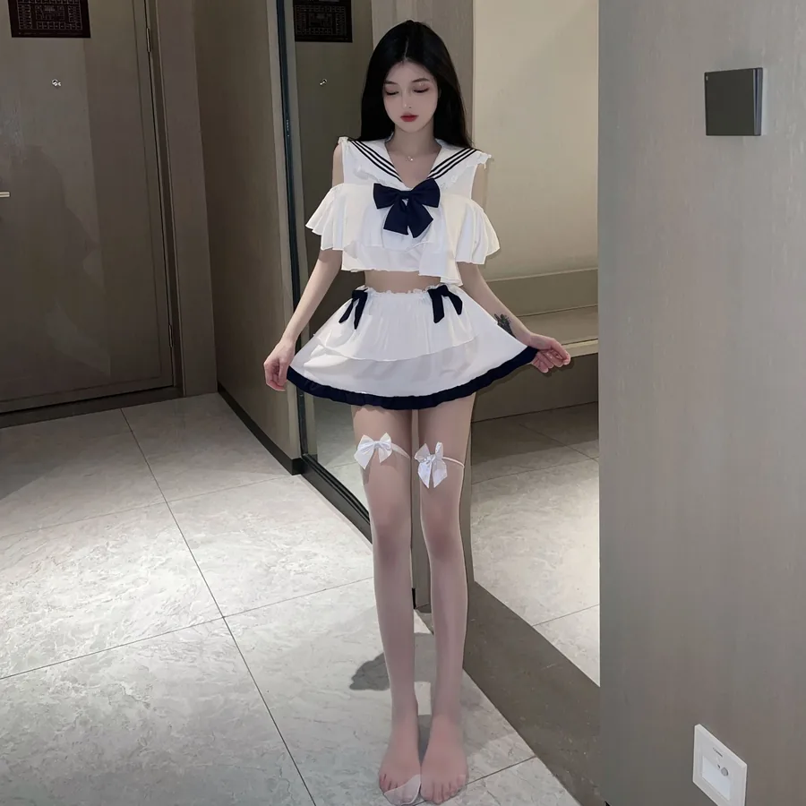 Ensemble costume de jeu de rôle écolière japonaise