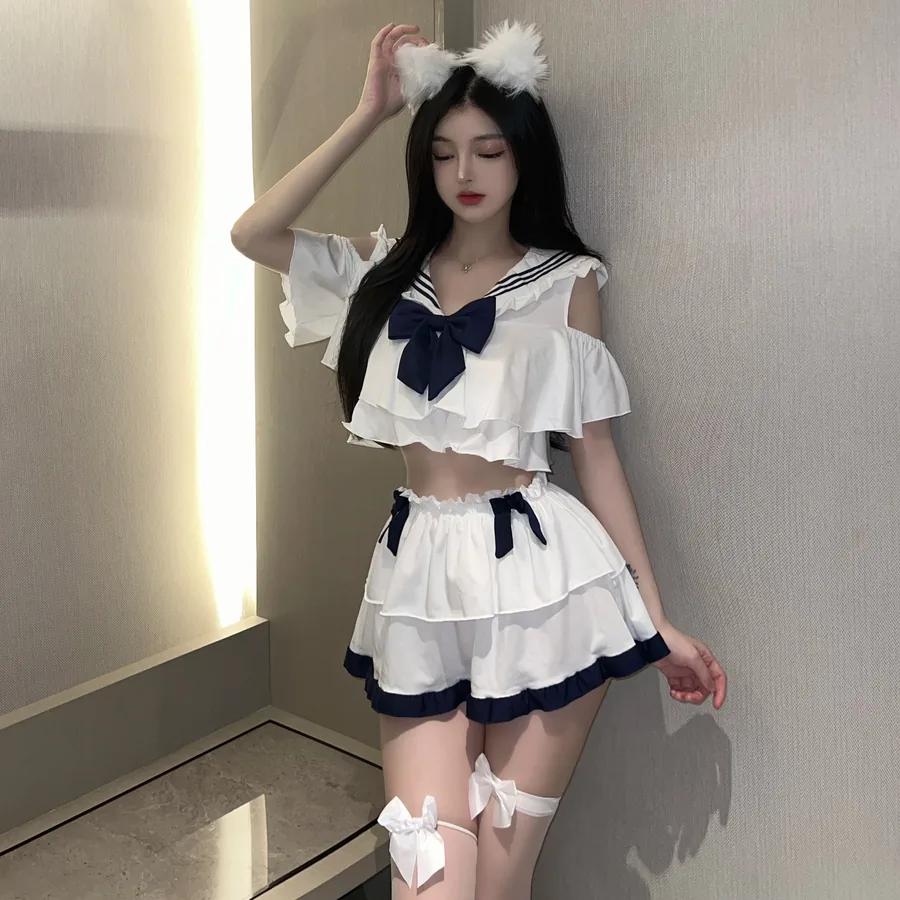 Ensemble costume de jeu de rôle écolière japonaise