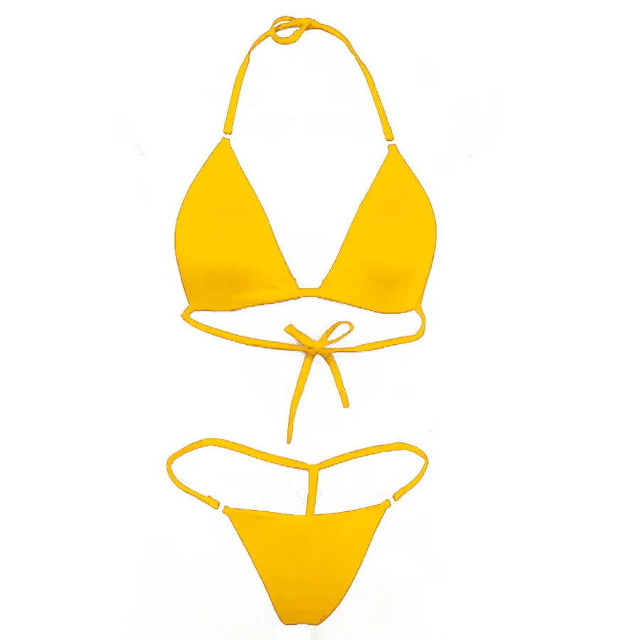 Conjunto de baño de bikini de tres piezas