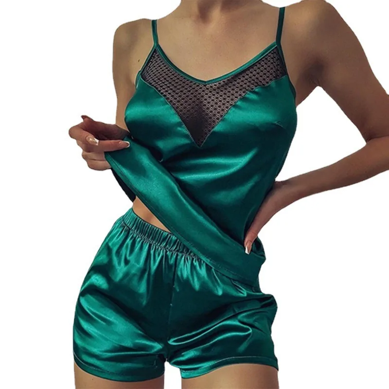 Lingerieset met kantafwerking, tweedelig