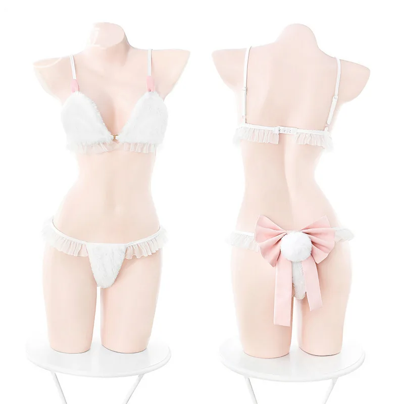 Bikini med leopardmönster, set
