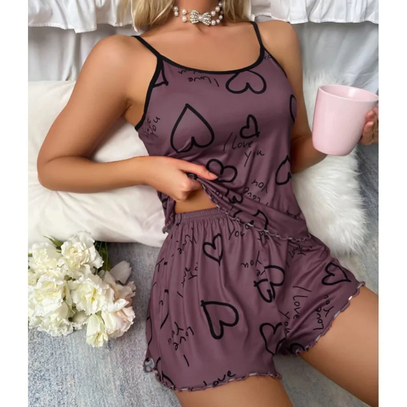 Zweiteiliges Lounge-Set mit Muster