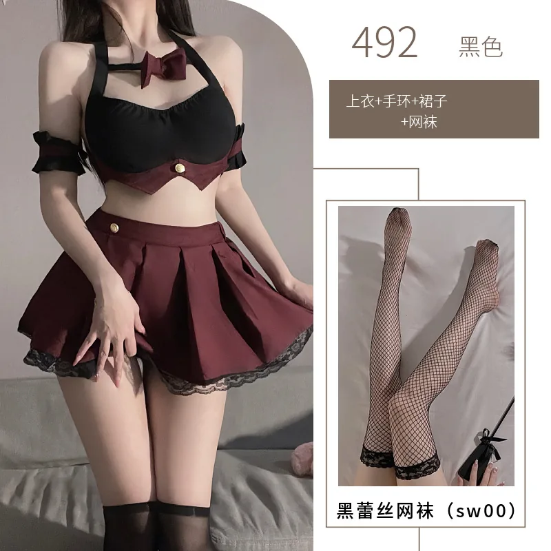 Black with stockings
