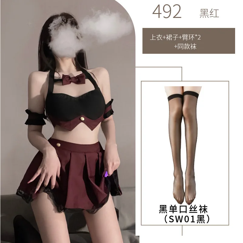 Black with stockings