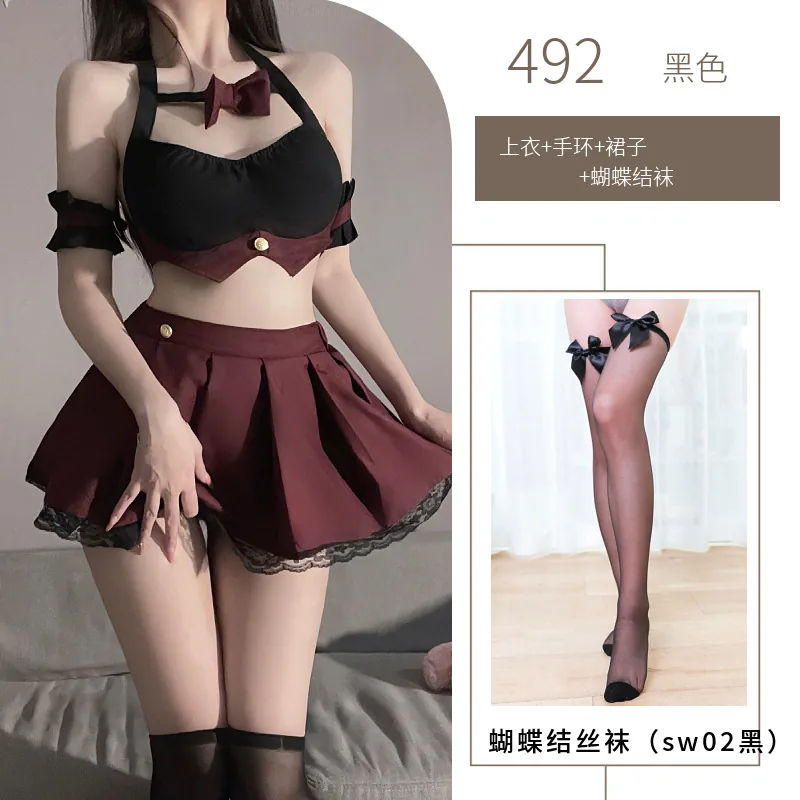 Black with stockings
