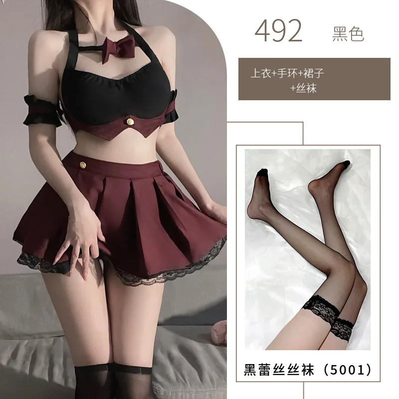 Black with stockings