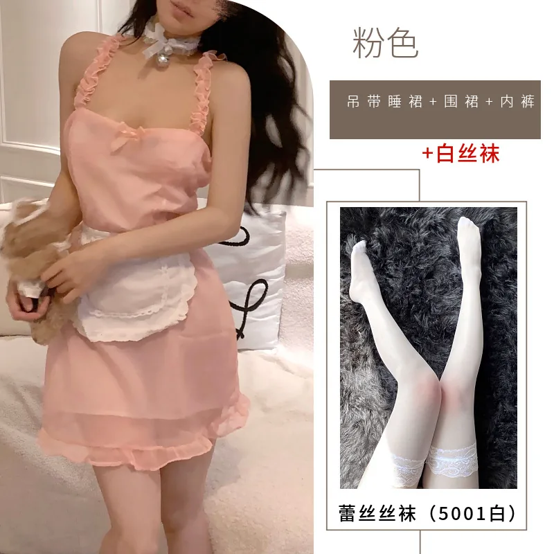 Pink with stockings