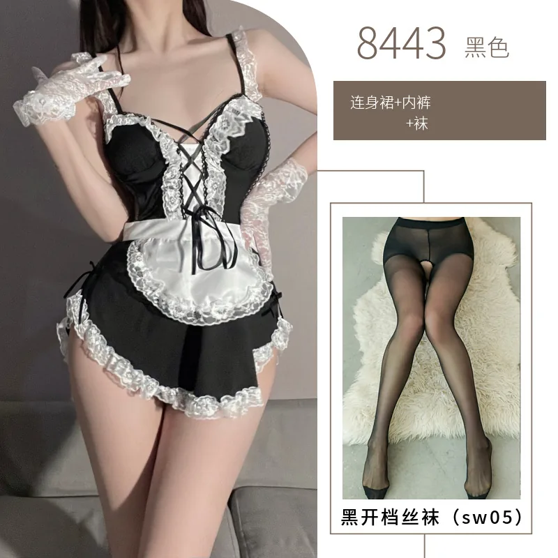 Black with stockings