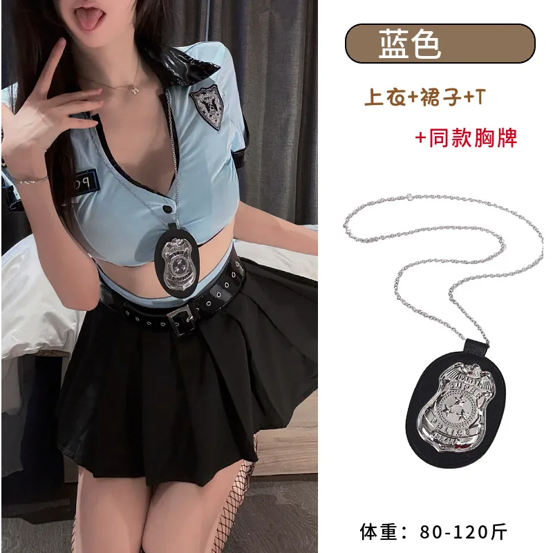 Schülerinnen-Polizei-Rollenspiel-Kostüm-Set