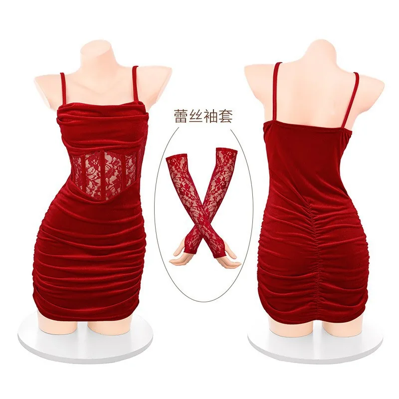 Vestido Deslizante Transparente com Alças