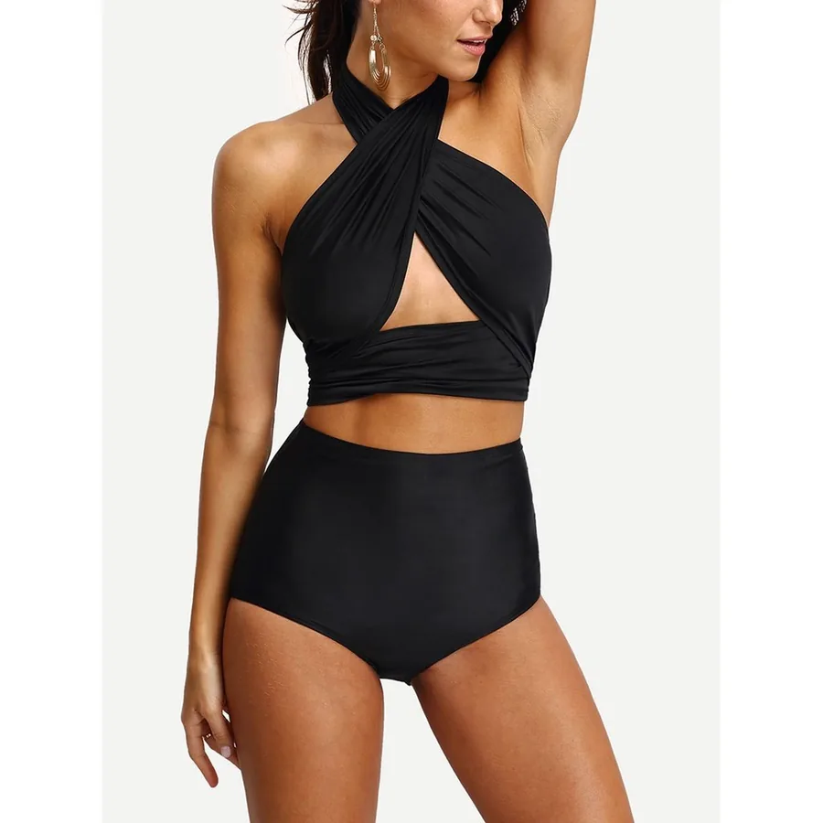 Komplet bikini wiązany z boku