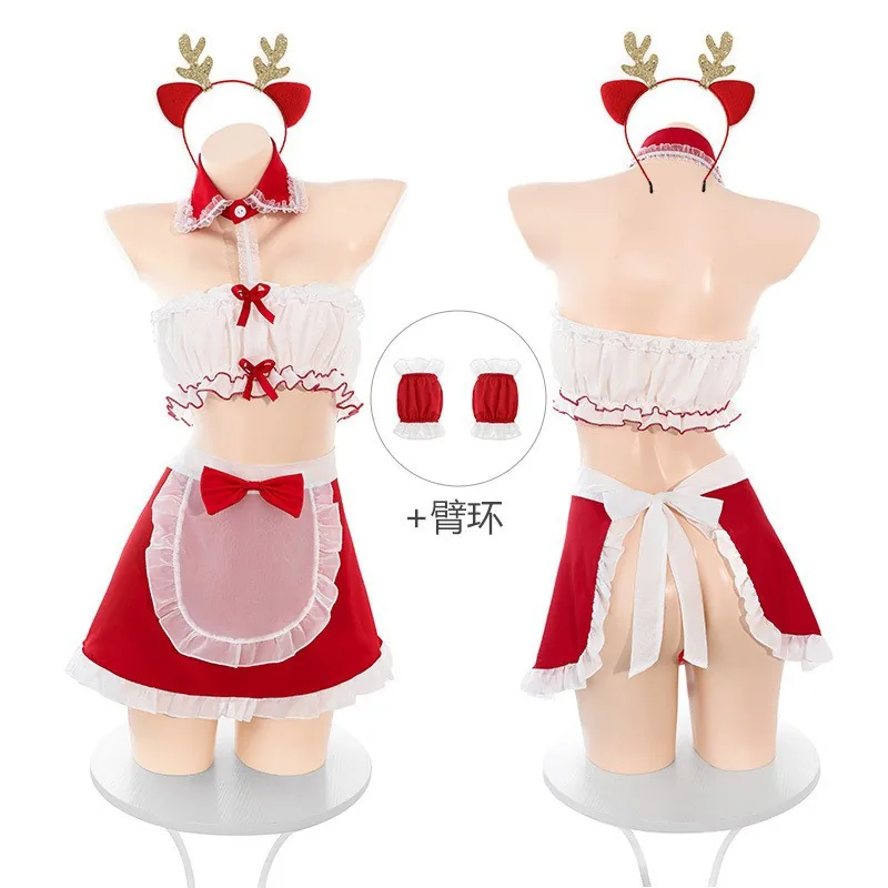 Set costume roleplay da cameriera di Capodanno