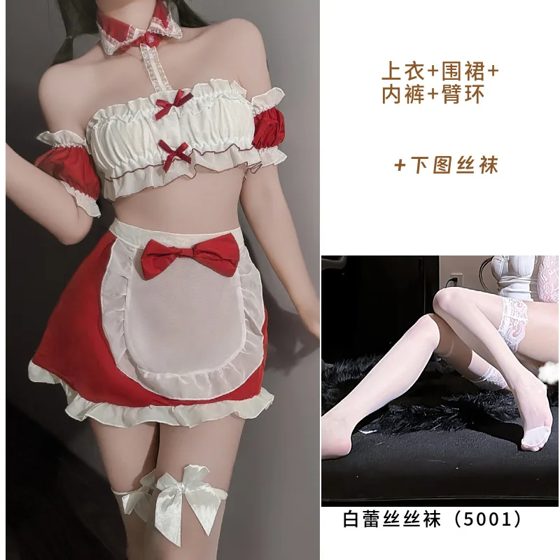 Set costume roleplay da cameriera di Capodanno