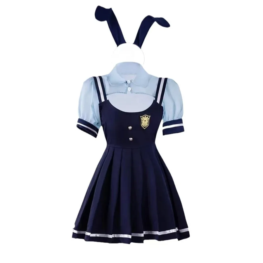 Ensemble costume jeu de rôle officier lapin