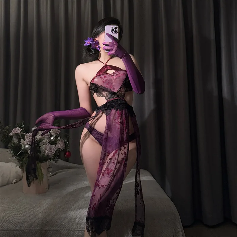 Ensemble costume de jeu de rôle qipao