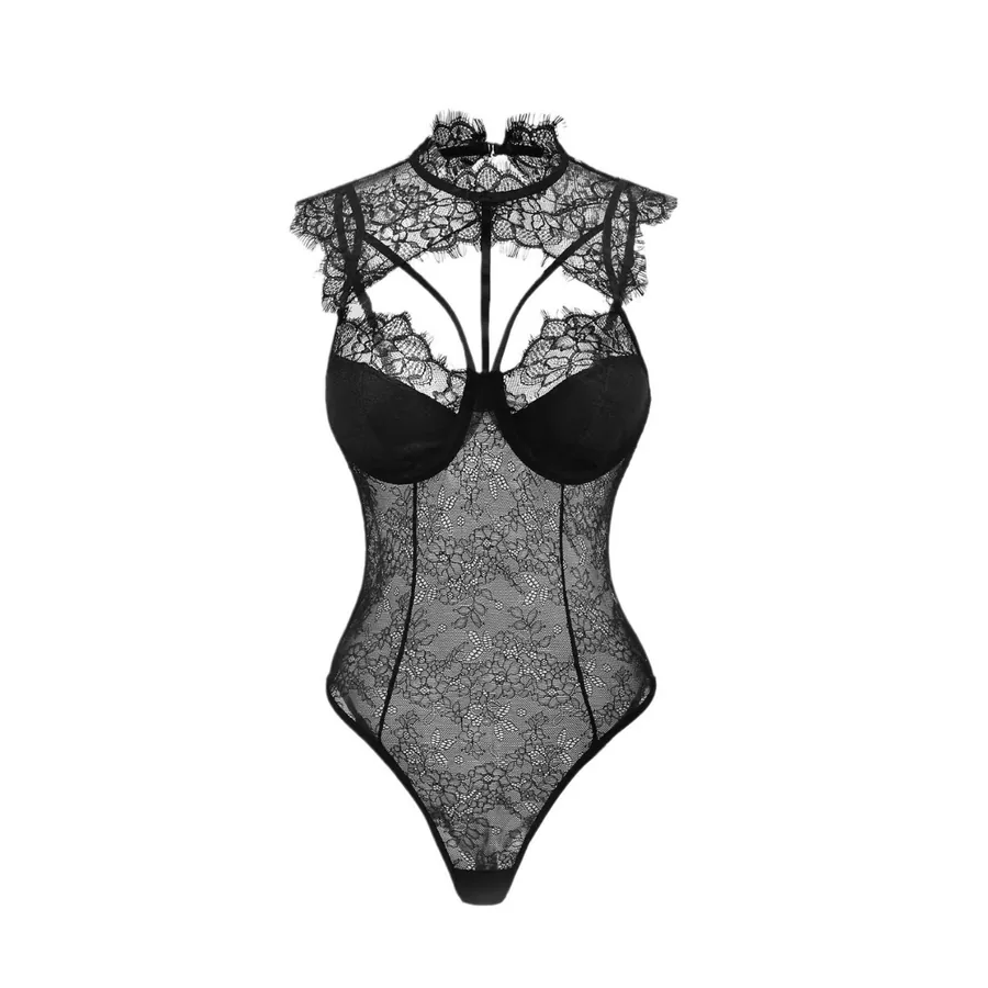 Schnürkorsett-Stil-Dessous-Set