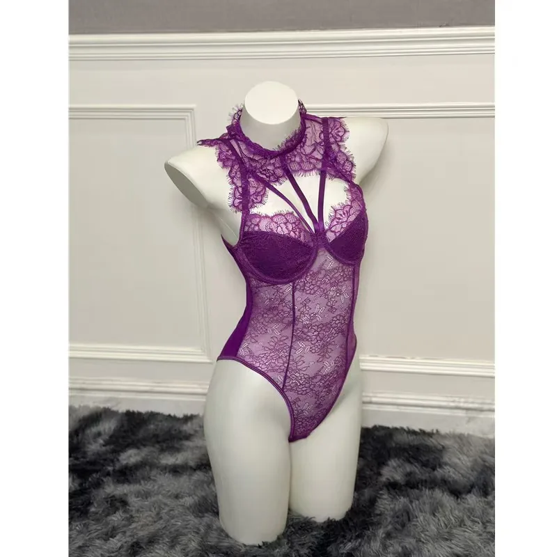 Schnürkorsett-Stil-Dessous-Set