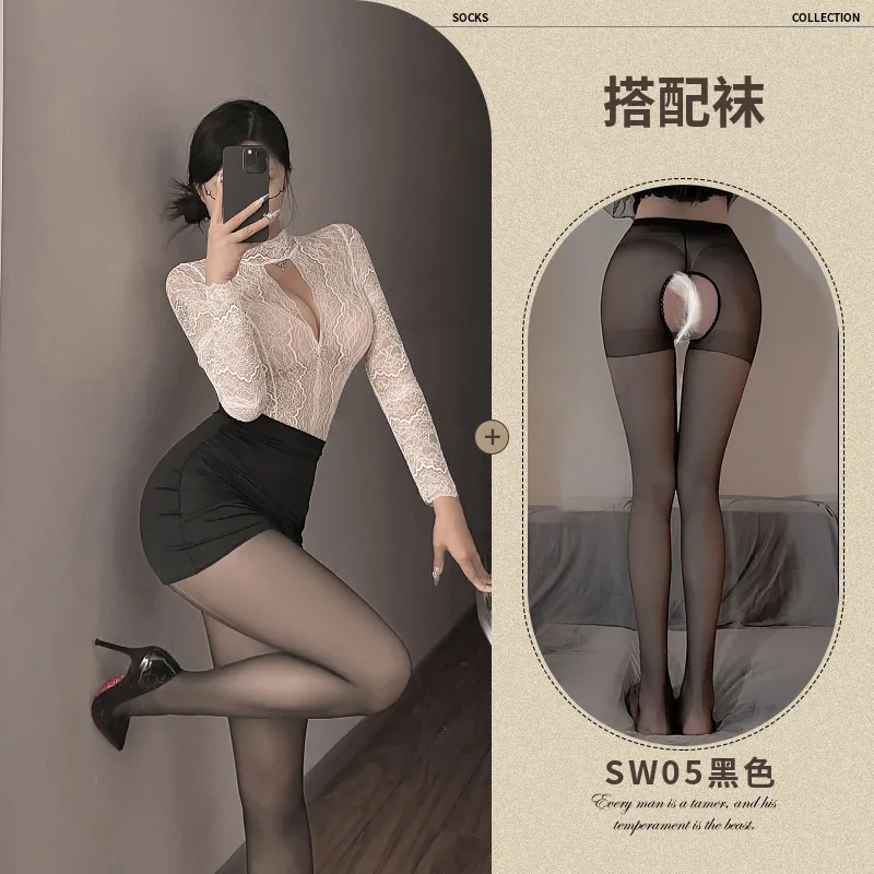 Black with stockings