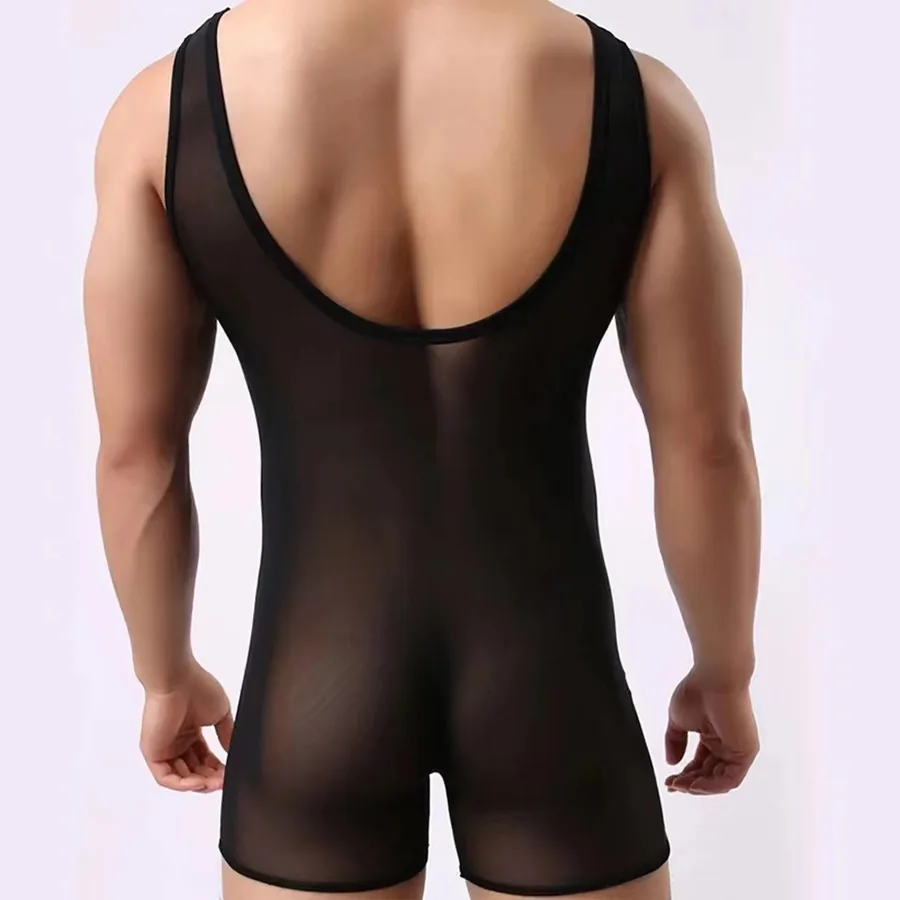 Stretchande bodysuit för män