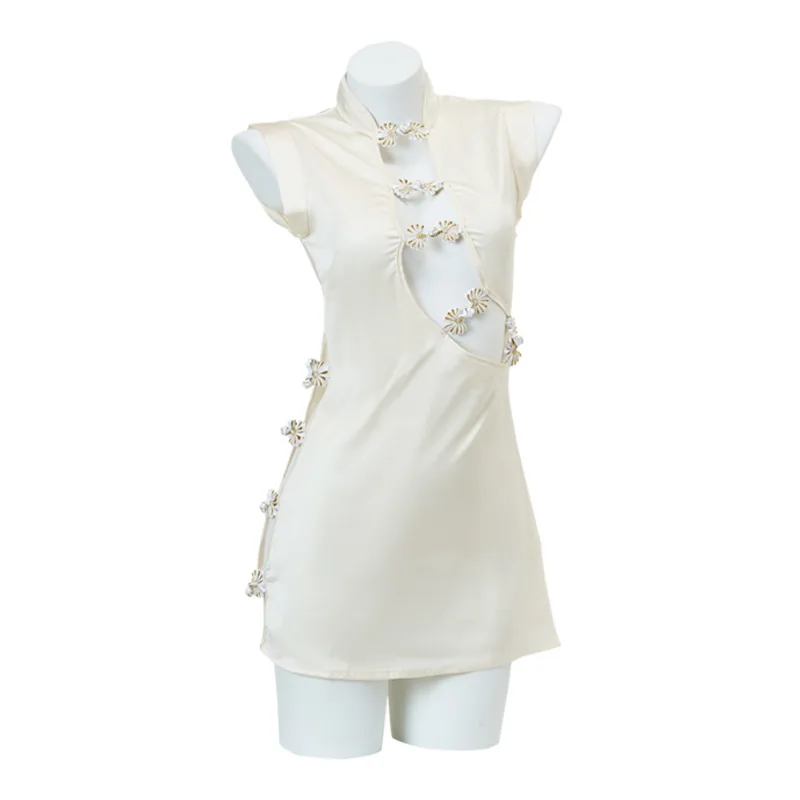 Zestaw kostiumu do odgrywania ról qipao z wycięciami