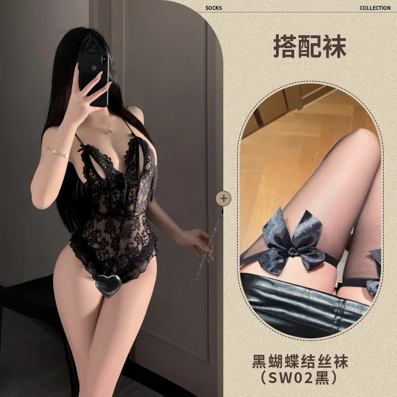 Black with stockings