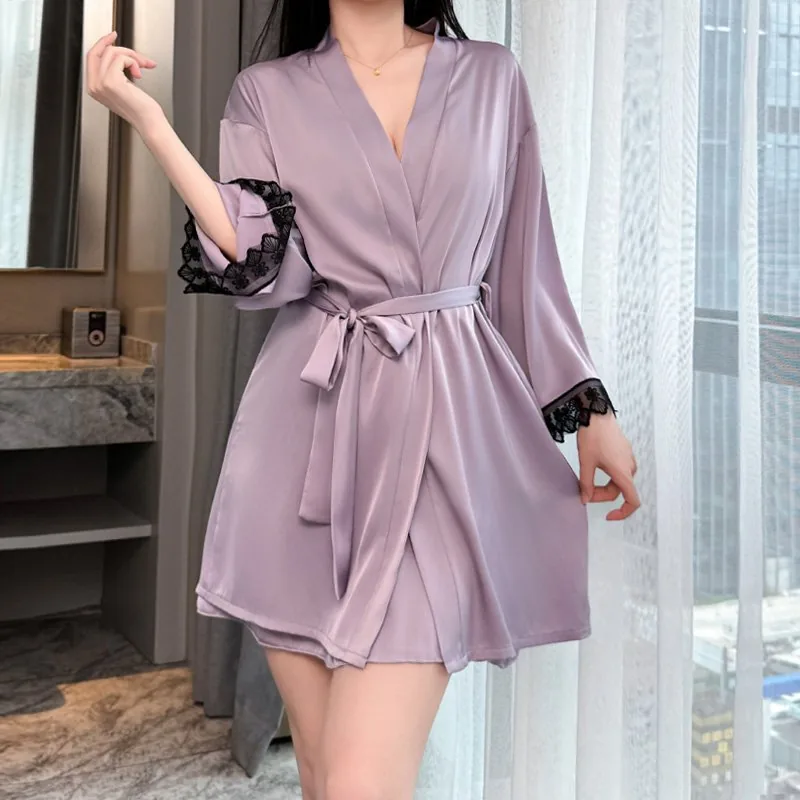 Camisón de tirantes de malla y encaje con relleno