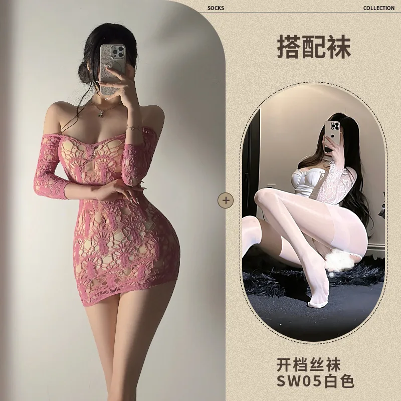 Pink with stockings