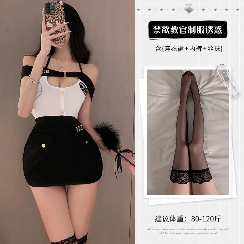 Black with stockings