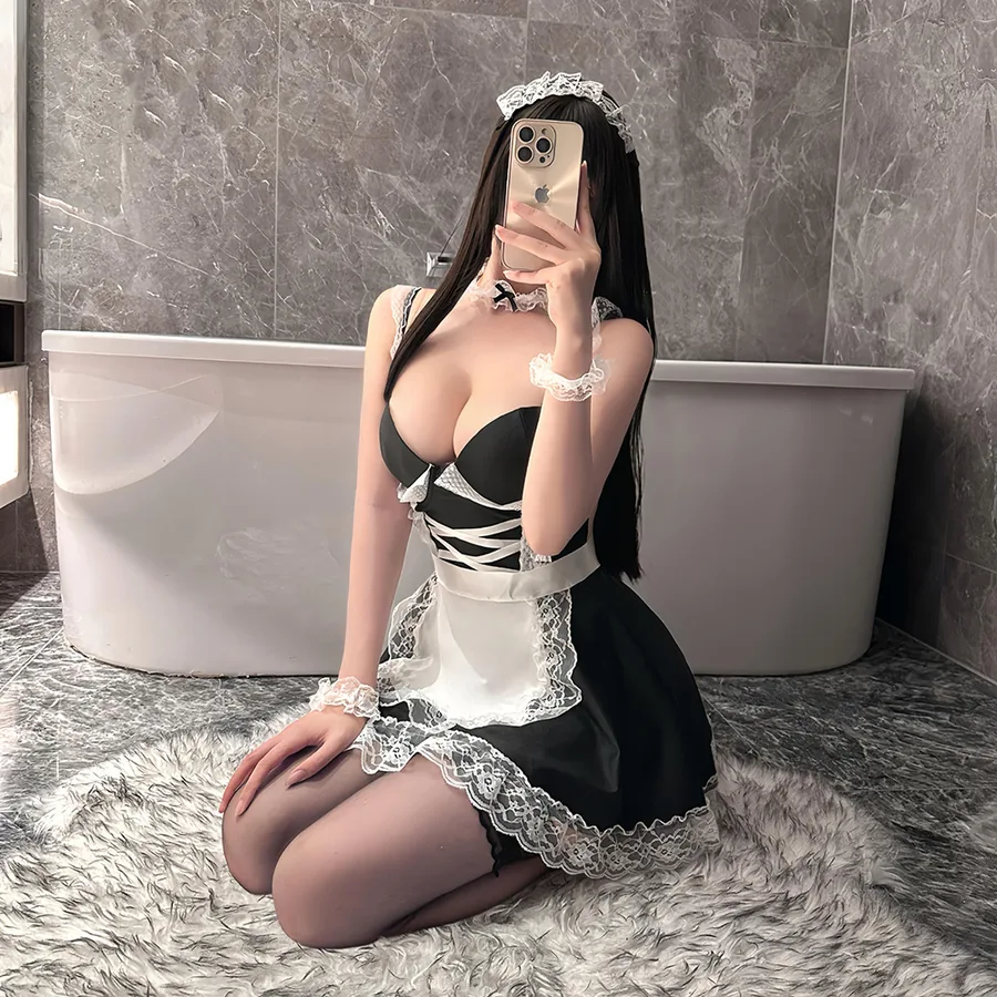 Sukienka cosplay pokojówki Lolita