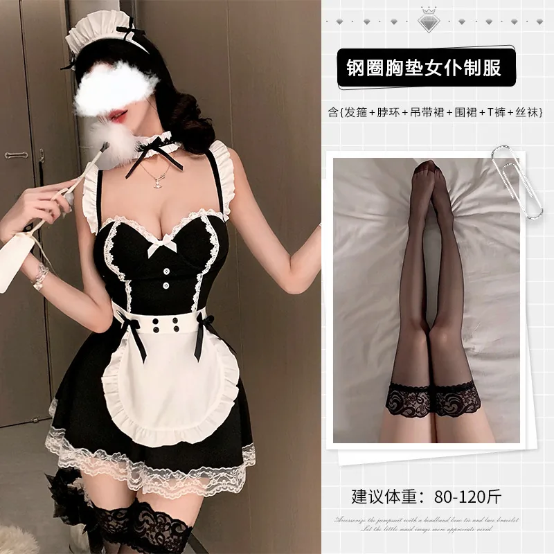 Black with black stockings