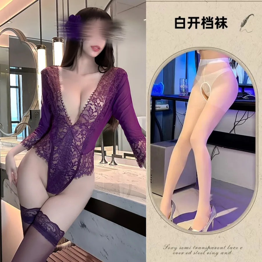 Body à dos ouvert et décolleté plongeant avec finition dentelle