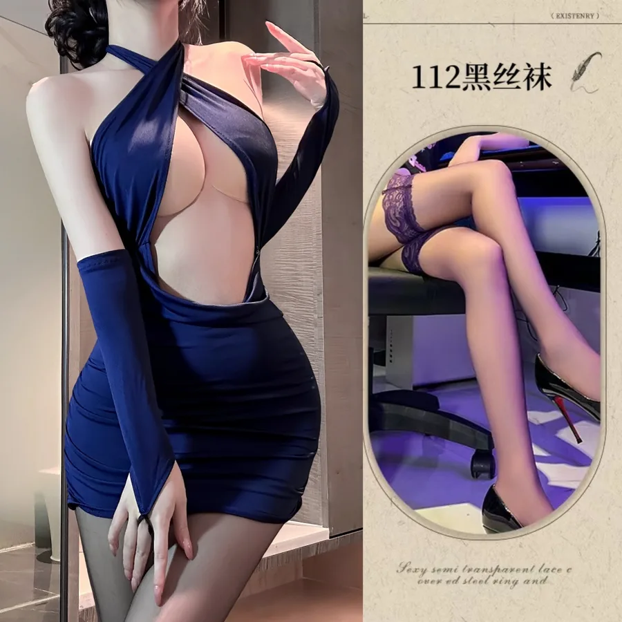 Set costume da hostess roleplay a vestibilità slim