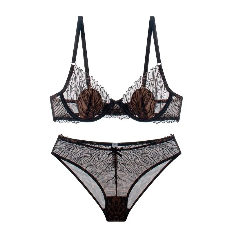 Conjunto de Sutiã Minimizador com Renda Bordada