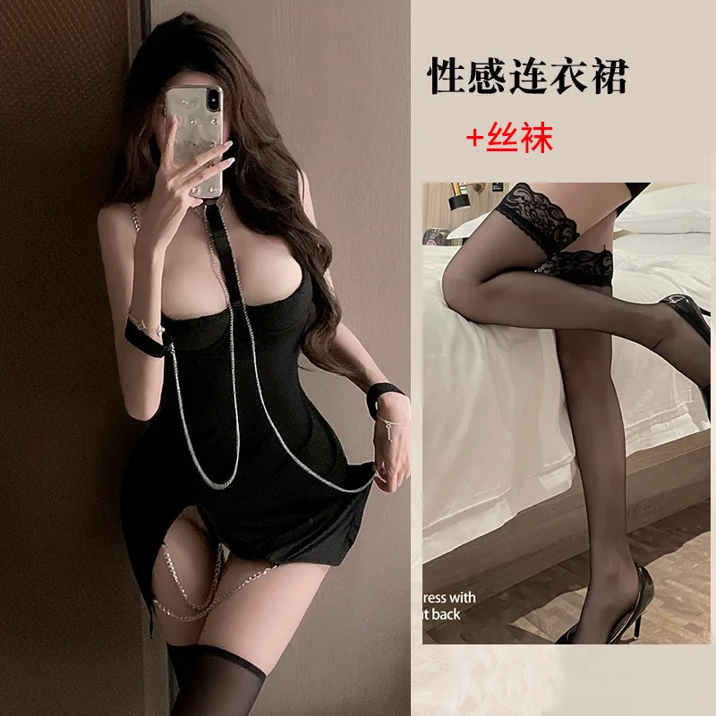 Black with black fishnet